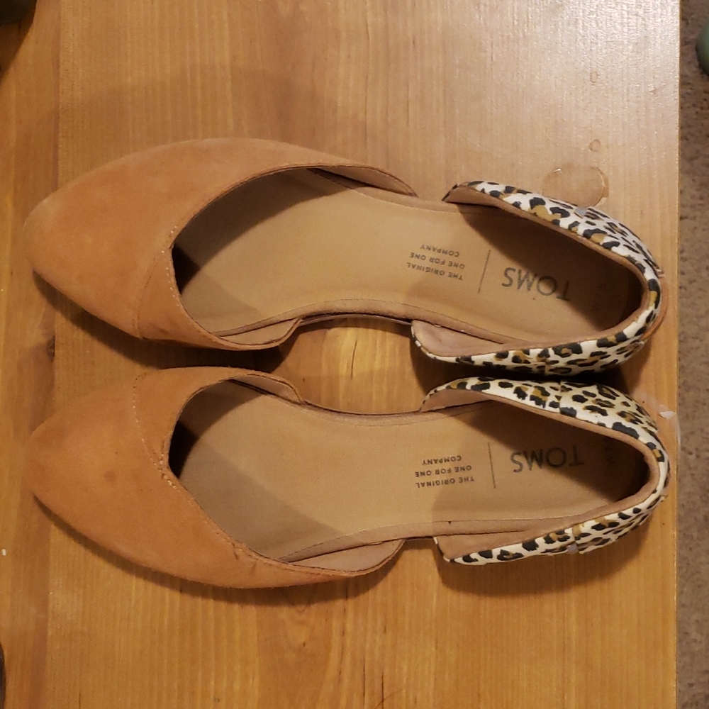 Tom's 7.5 Jutti D'Orsay Flats